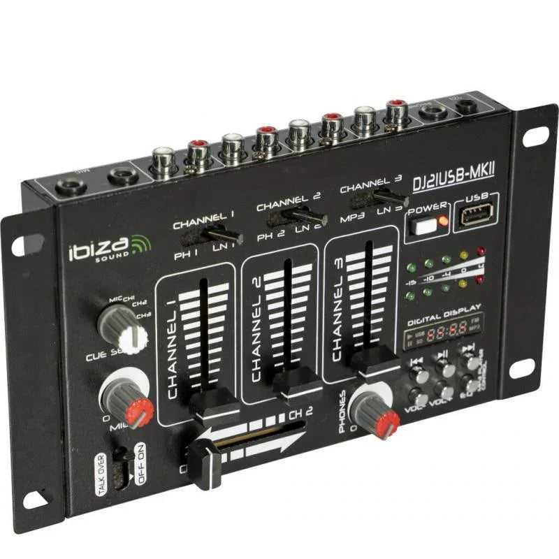 Ibiza DJ21USB-MKII DJ Mixer - DY Pro Audio