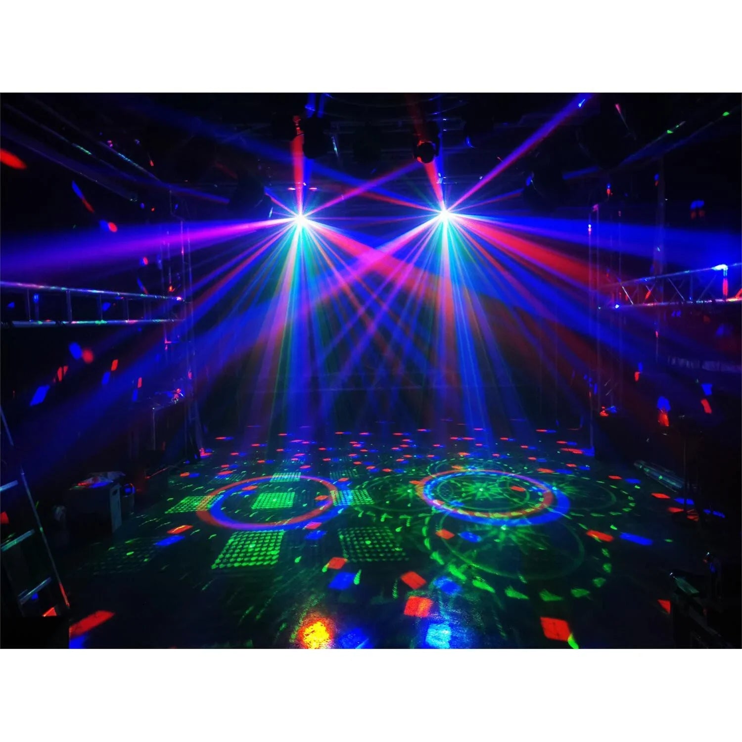 Ibiza FullMoon 5-in-1 DMX Light Effect, Wash, UV, LASER, Strobe, Astro - DY Pro Audio