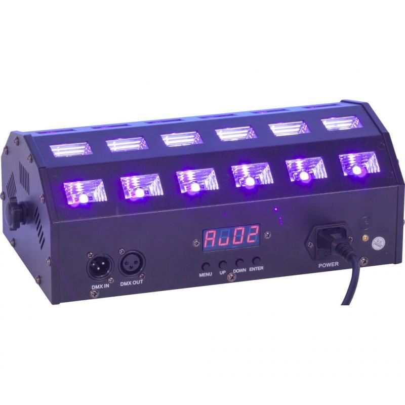 Ibiza Light LED-STUV24 UV Flood Wash 24 x 3W Ultraviolet Wash Light - DY Pro Audio