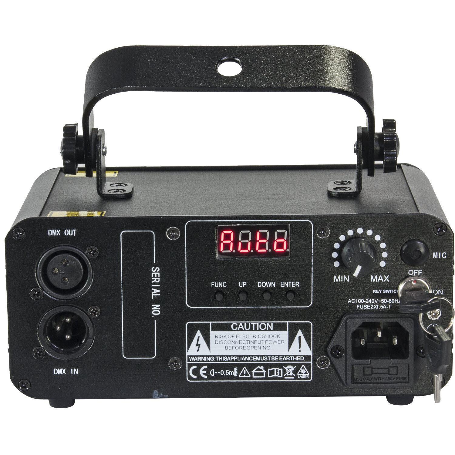 Ibiza Light LZR60G 60mW Green Graphic Laser - DY Pro Audio