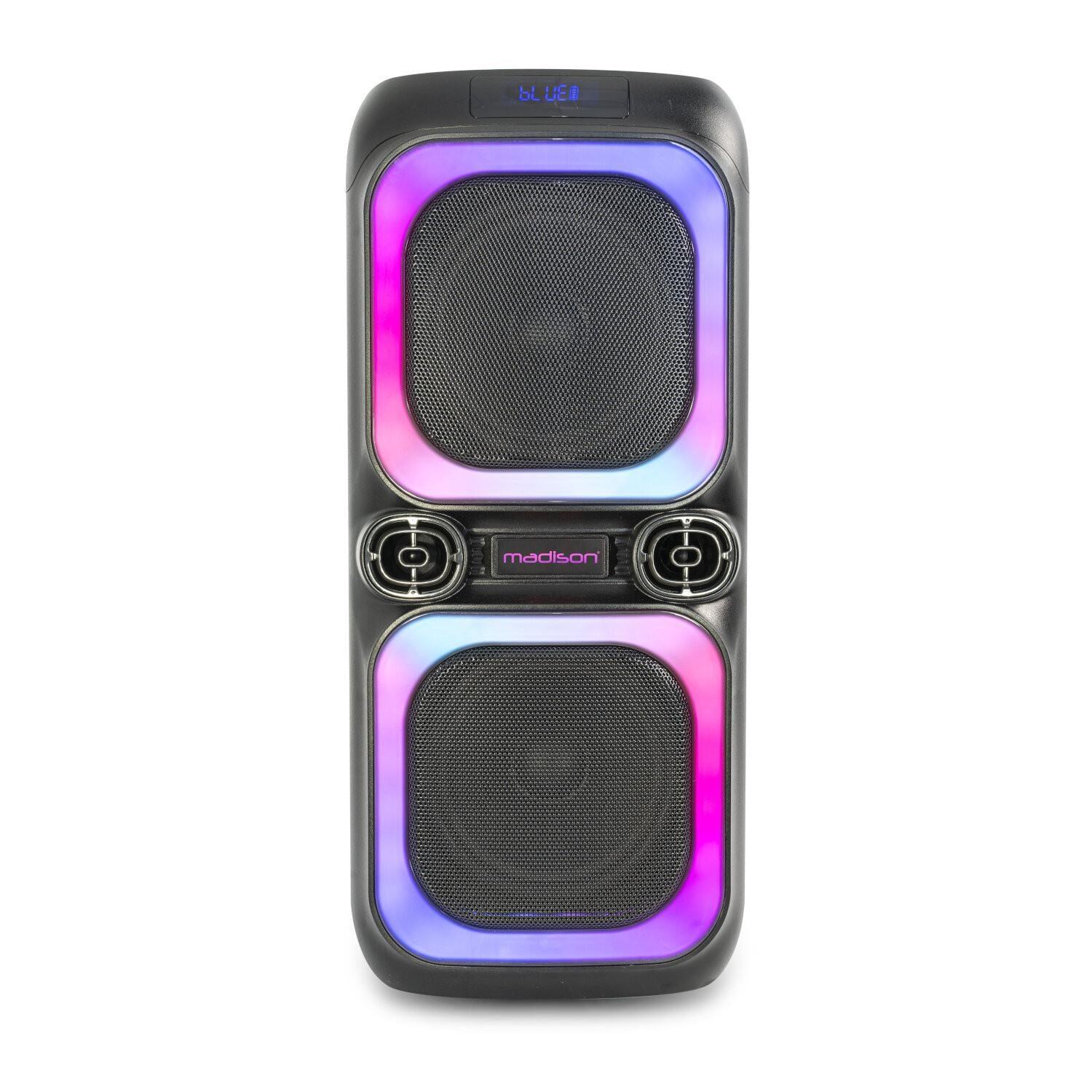 Ibiza MAD-NASH60 600W Party Box with LED, Bluetooth, USB - DY Pro Audio