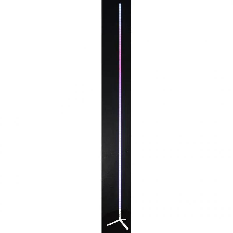 Ibiza Magic Colour Stick White 1.8m RGB Light Tube with Stand - DY Pro Audio