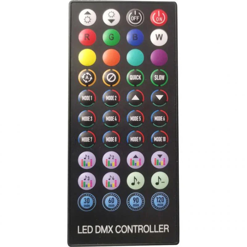 Ibiza Magic Colour Stick White 1.8m RGB Light Tube with Stand - DY Pro Audio