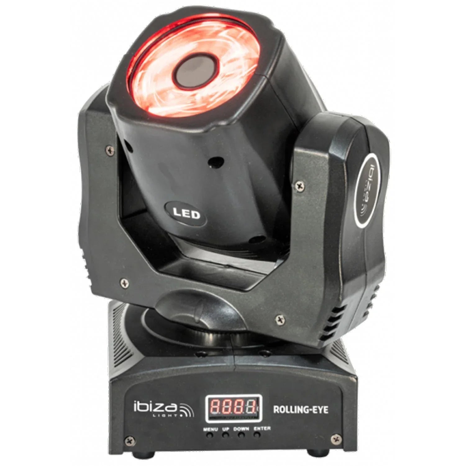 Ibiza Rolling Eye 6 x 12w Wash Effect Moving Head - DY Pro Audio