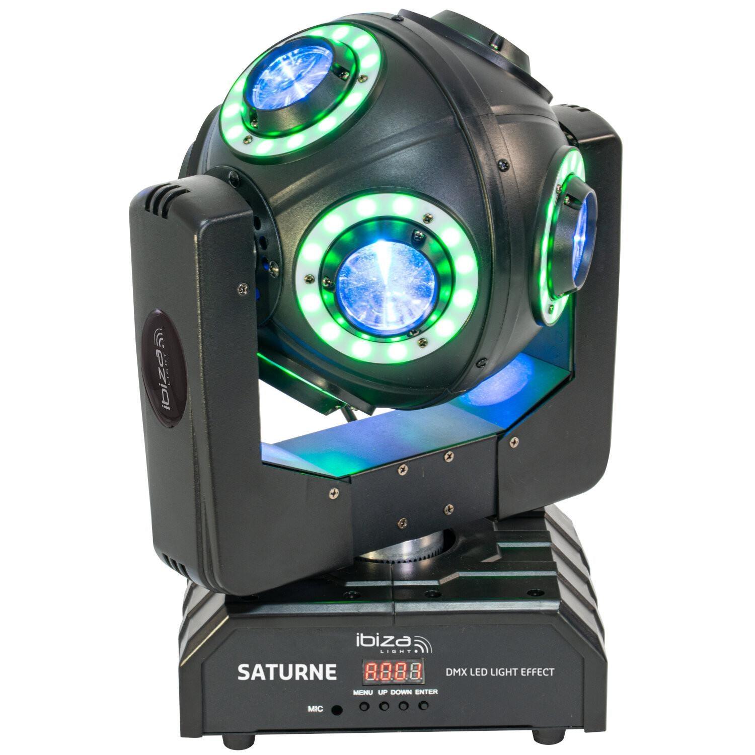 Ibiza SATURNE 8 x 10w 4 in 1 RGBW Moving Head - DY Pro Audio