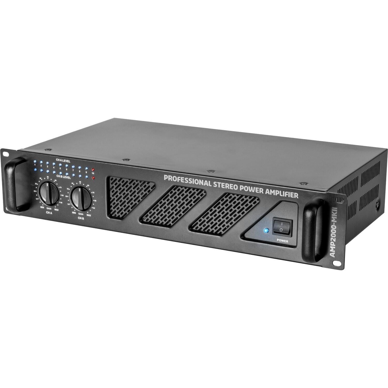 ibiza Sound AMP2000 MKII 2 x 1500W Power Amplifier - DY Pro Audio