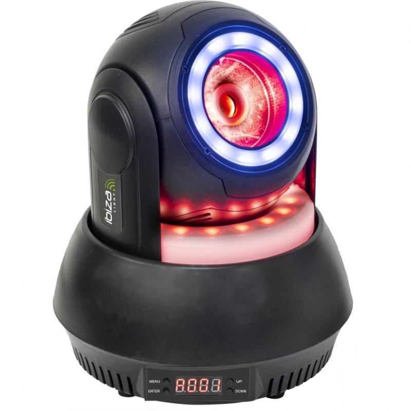 Ibiza Star-Beam Black 30W RGBW Beam Moving Head - DY Pro Audio