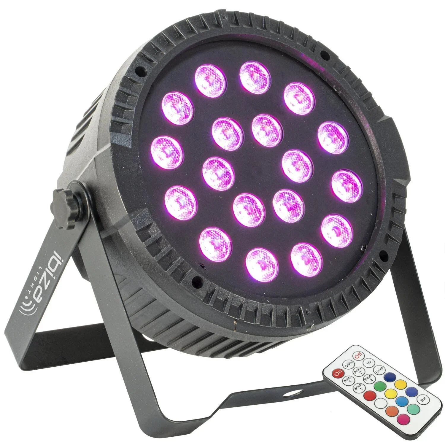 Ibiza ThinPar 18 x 1 RGB Flat LED Par Can - DY Pro Audio
