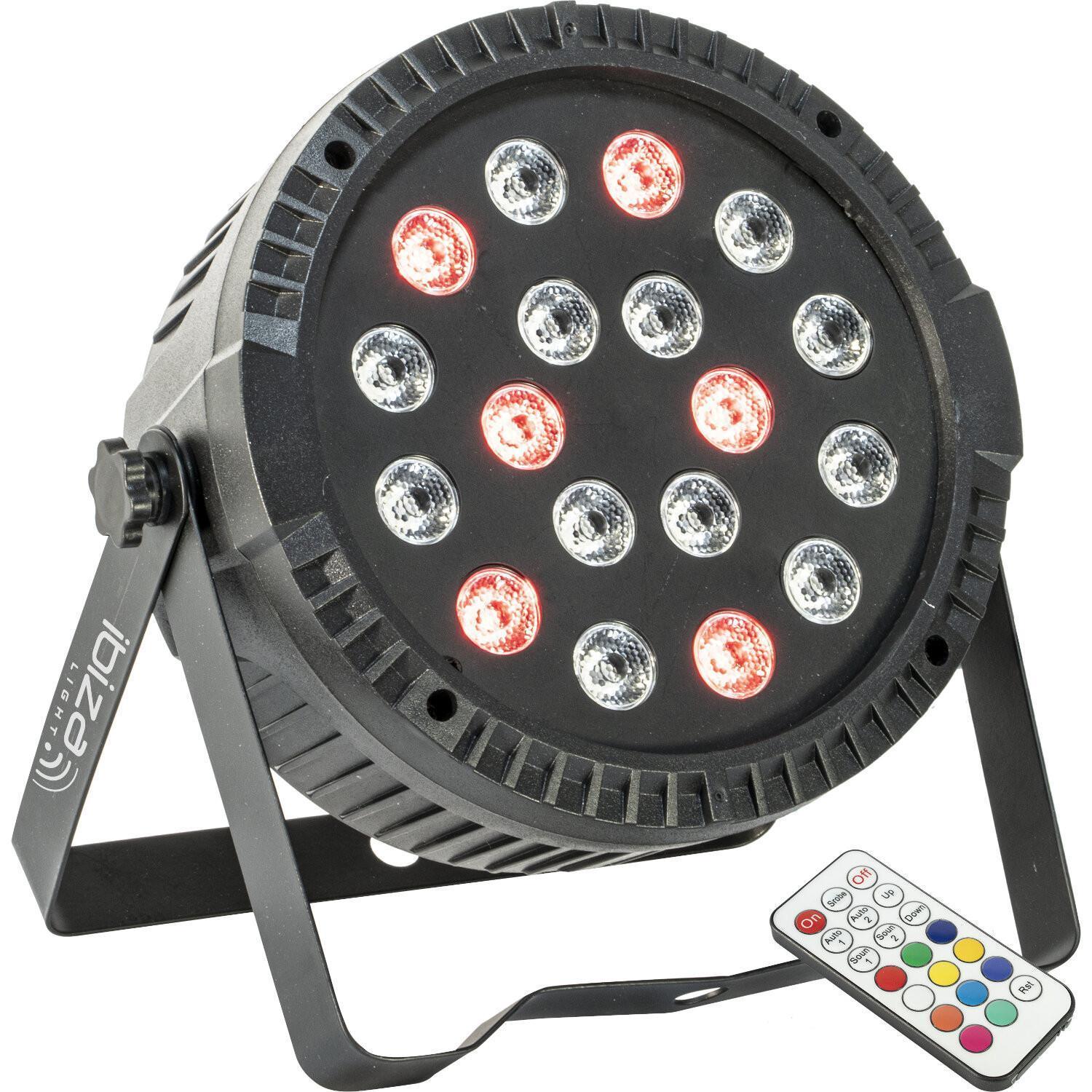 Ibiza ThinPar 18 x 1 RGB Flat LED Par Can - DY Pro Audio