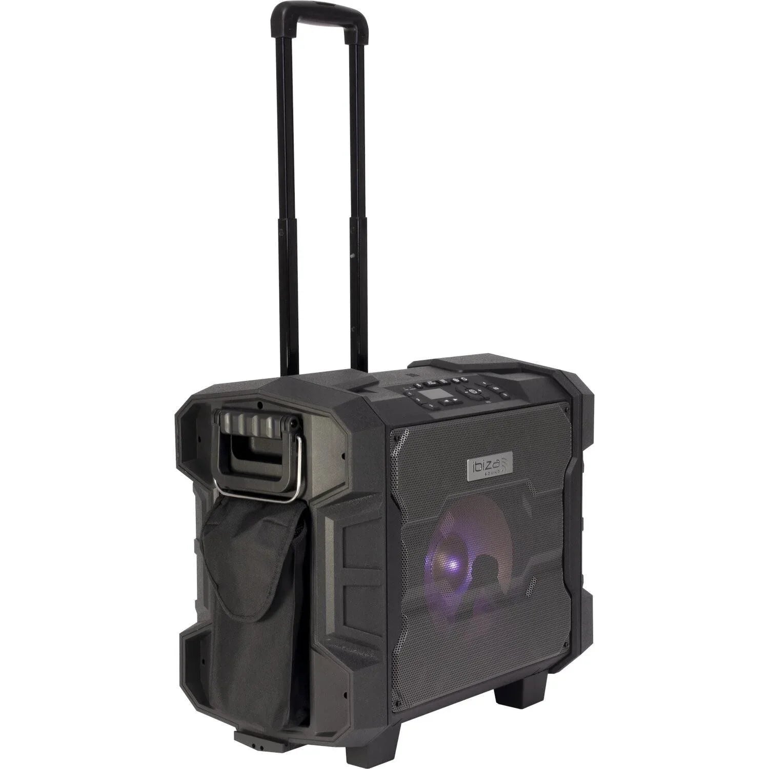 Ibiza WPORT10-300 300w Waterproof Trolley Speaker with Bluetooth,USB, Mic - DY Pro Audio