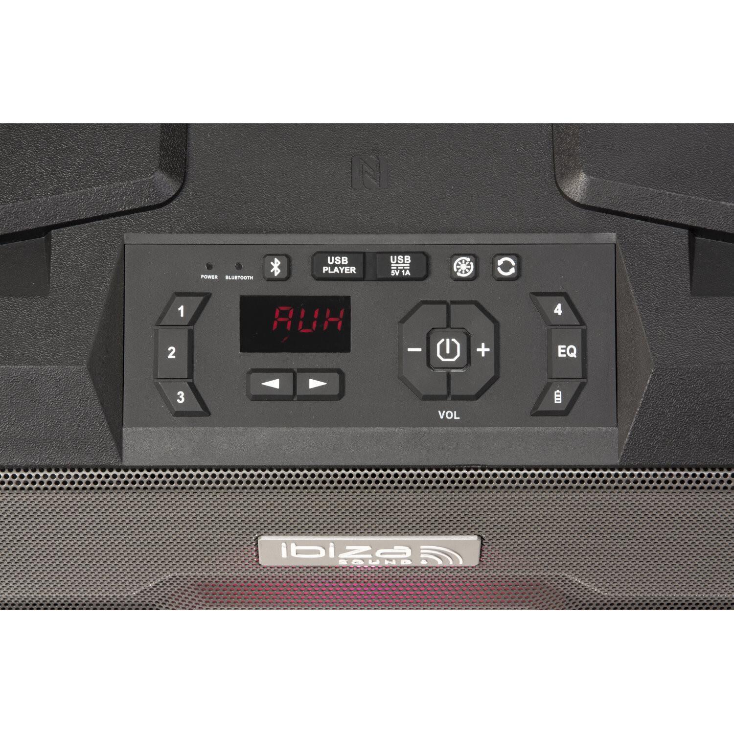 Ibiza WPORT10-300 300w Waterproof Trolley Speaker with Bluetooth,USB, Mic - DY Pro Audio