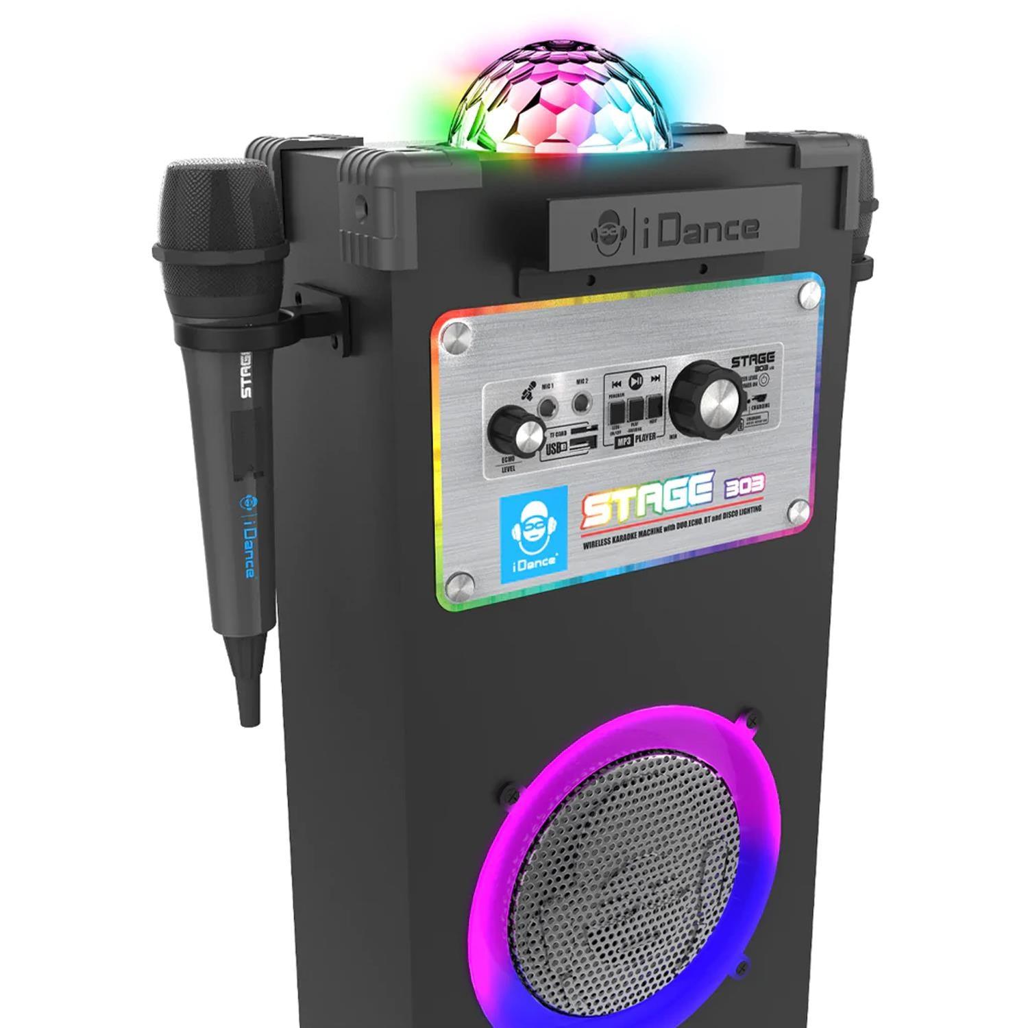 iDance 6-in-1 Wireless Karaoke Speaker with Disco Lights - DY Pro Audio