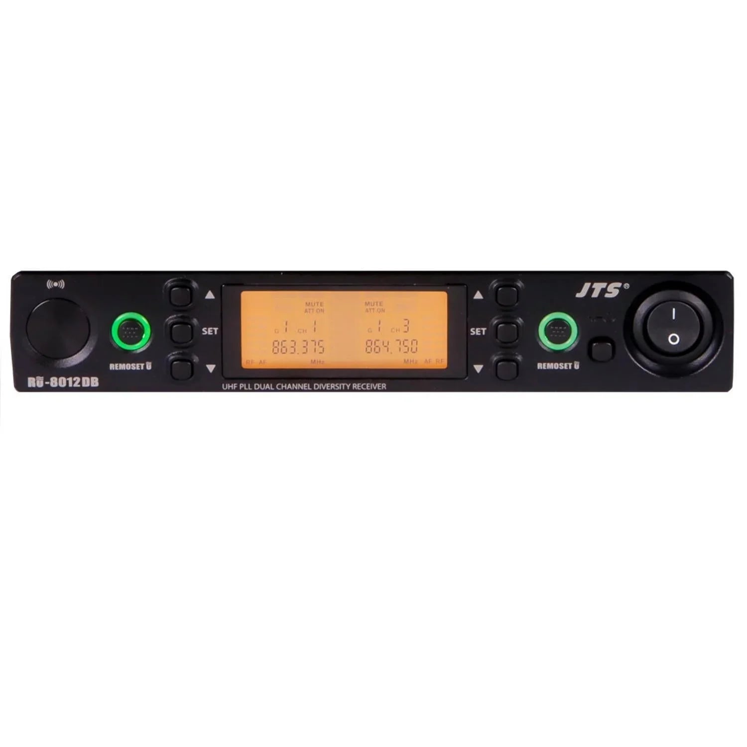 JTS RU-8012DB RU-G3TH Dual Channel UHF Handheld Wireless System (CH70) - DY Pro Audio