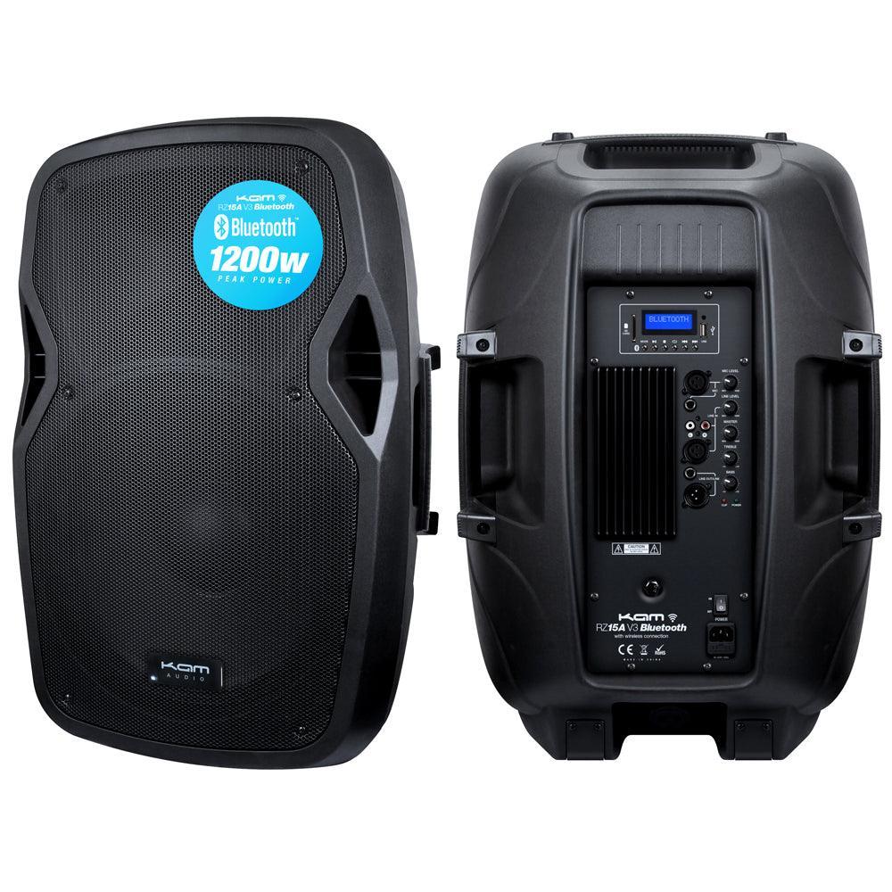 KAM 15" Active Speaker with Bluetooth® ~ 1200w - DY Pro Audio