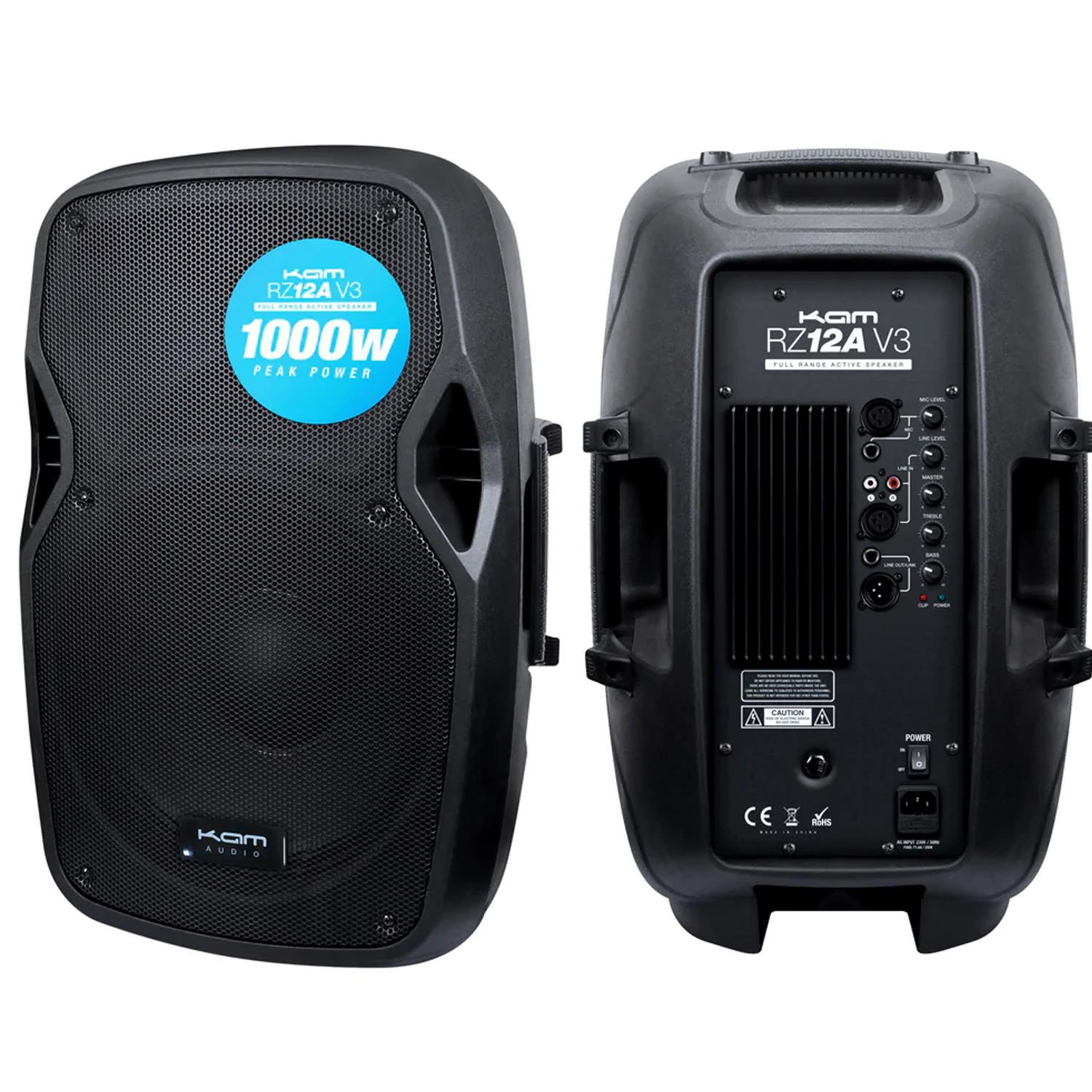 KAM RZ12A 12" Active Speaker - DY Pro Audio
