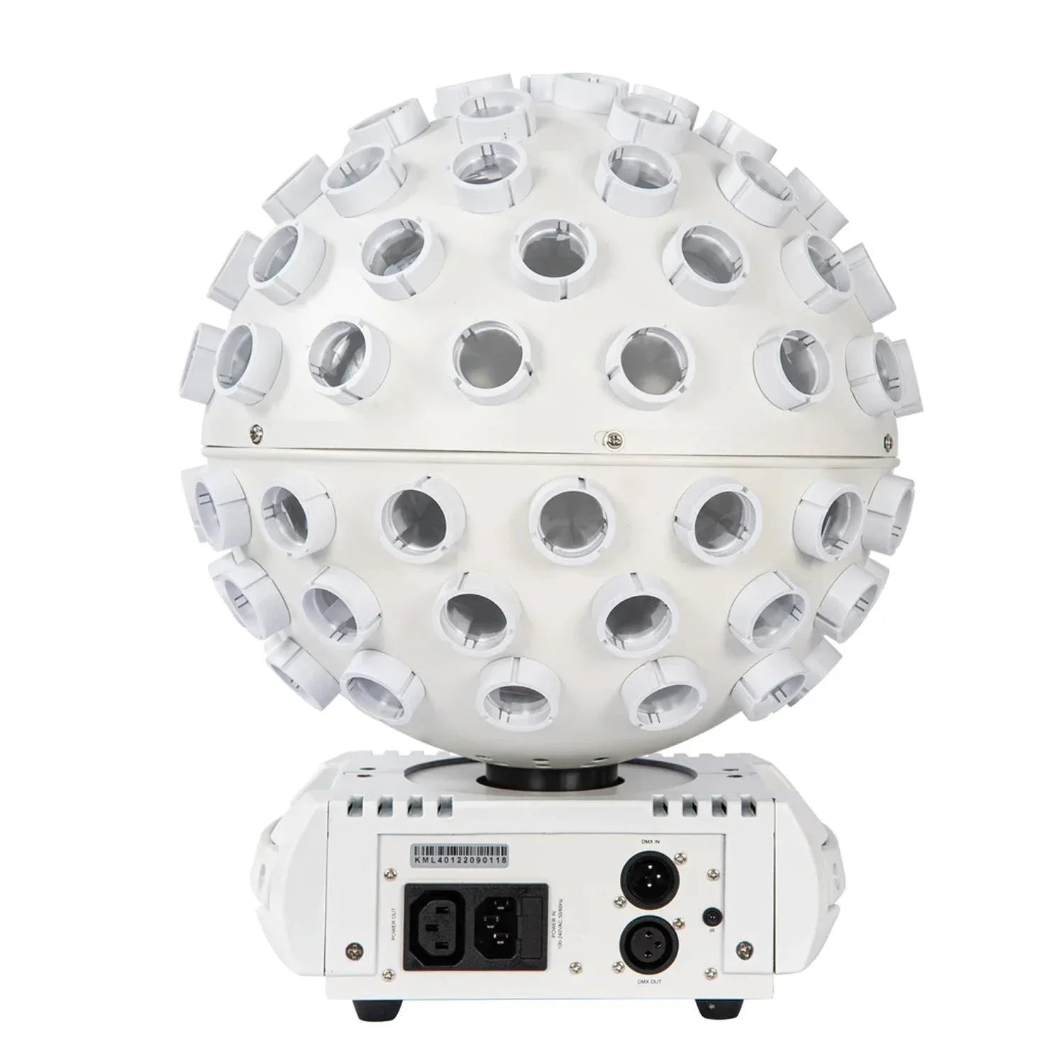 Kam Stratosphere Ghost Starburst White Mirror Ball Effect Light - DY Pro Audio