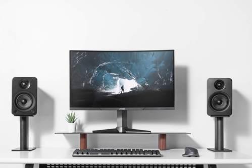 Kanto Audio SP6HD 6" Heavy Duty Desktop Speaker Stands (Pair) BLACK - DY Pro Audio