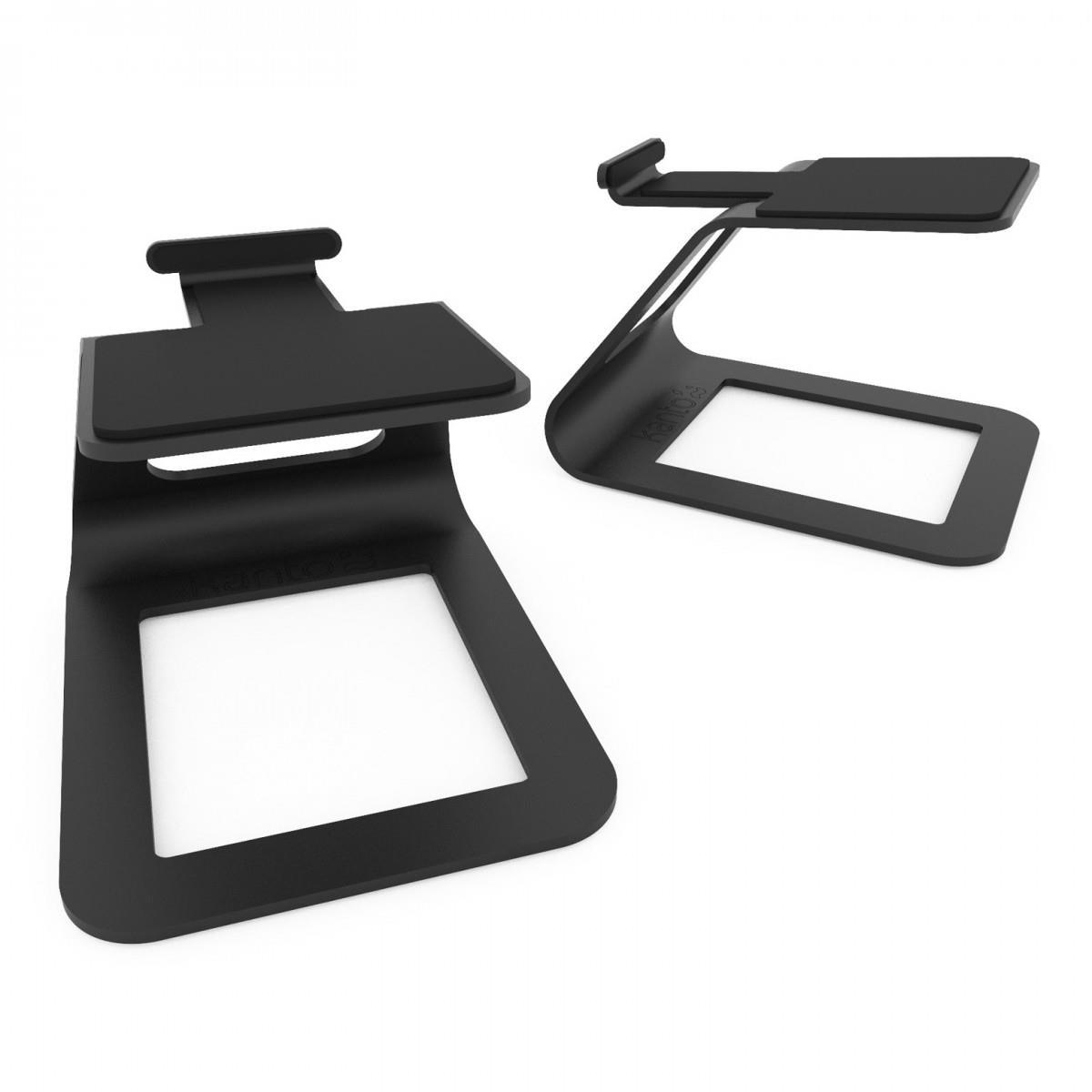 Kanto SE2 Elevated Desktop Speaker Stands (Small) Black - DY Pro Audio