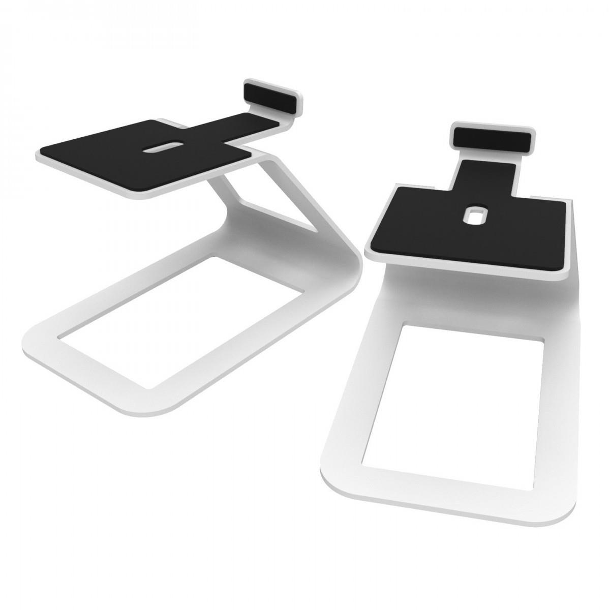Kanto SE4 Elevated Desktop Speaker Stands (Medium) White - DY Pro Audio