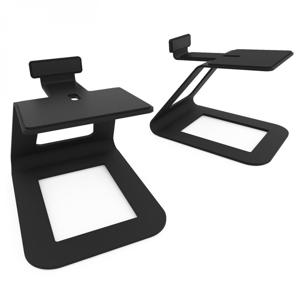 Kanto SE6 Elevated Desktop Speaker Stands (Large) Black - DY Pro Audio