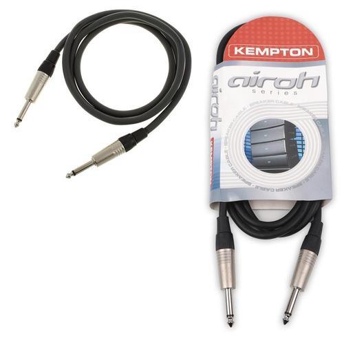 Kempton 2m 6.35mm 1/4" Jack to 1/4" Jack PA Speaker Cable - DY Pro Audio