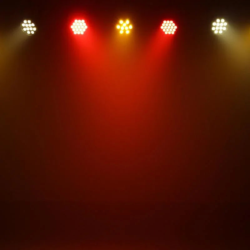 LEDJ Intense 9P10 RGBWA LED Slim Par Black Housing - DY Pro Audio