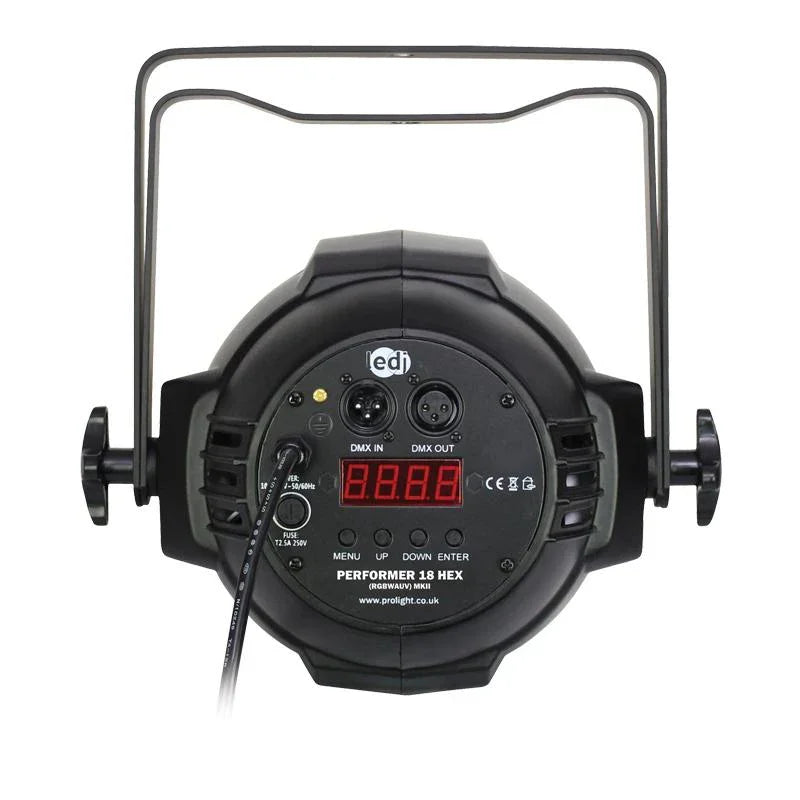 LEDJ Performer 18 HEX MKII UV Black - DY Pro Audio