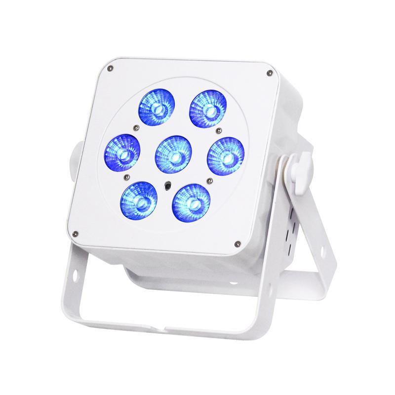 LEDJ Slimline 7Q5 RGBW (White Housing) - DY Pro Audio