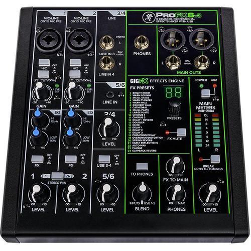 Mackie PRO FX6 v3 6-Channel USB Mixer - DY Pro Audio