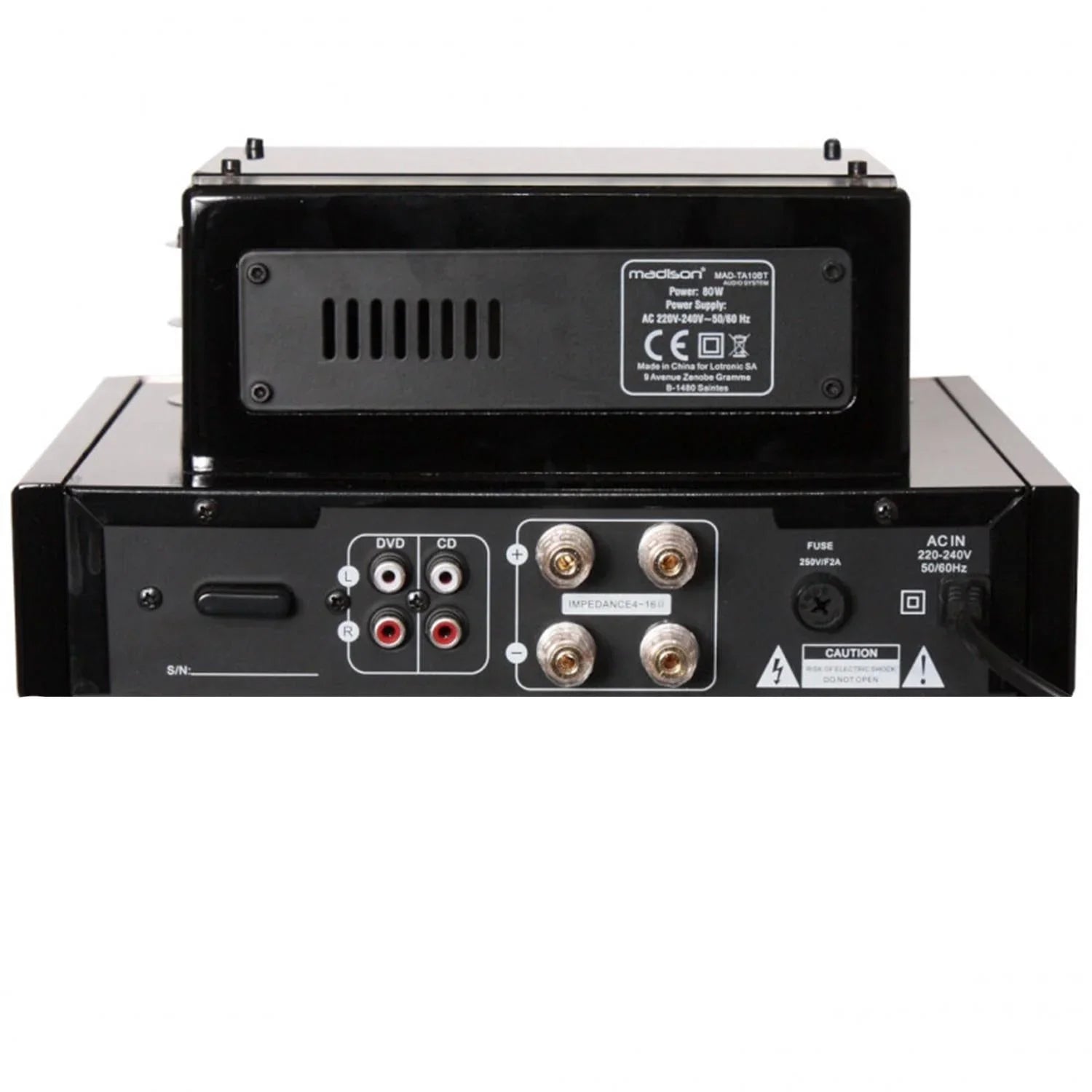 Madison MAD-TA10BT Stereo Tube Amplifier Bluetooth HiFi 2 x 25W RMS - DY Pro Audio