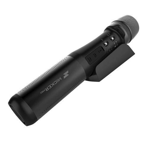 Micker Pro Black Battery Powered Microphone with built in Speaker - DY Pro Audio