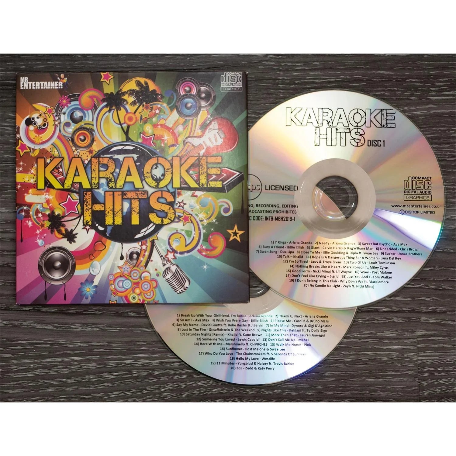 Mr Entertainer CDG Karaoke Machine With Bluetooth, CD, Lights - DY Pro Audio