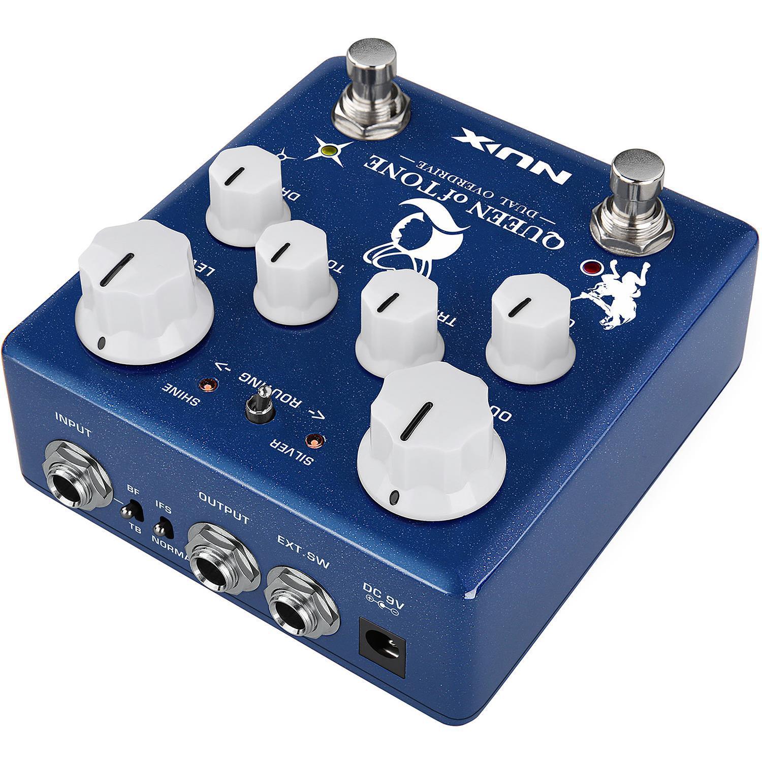 NUX Queen of Tone Dual Stacked Overdrive Pedal - DY Pro Audio