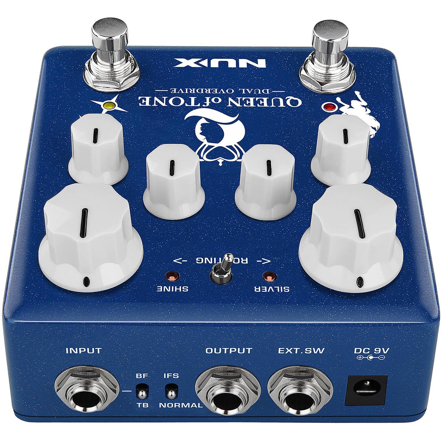 NUX Queen of Tone Dual Stacked Overdrive Pedal - DY Pro Audio