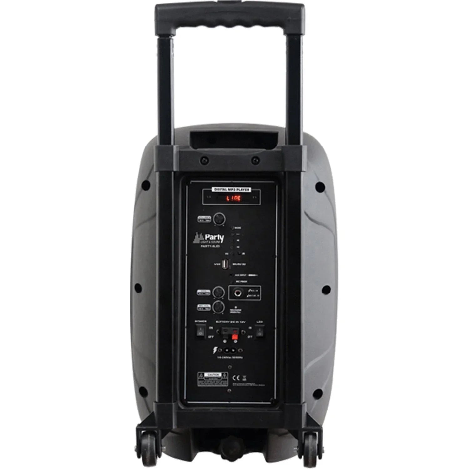 Party Light & Sound 8" 300w Sound System with Bluetooth, FM, Mic - DY Pro Audio