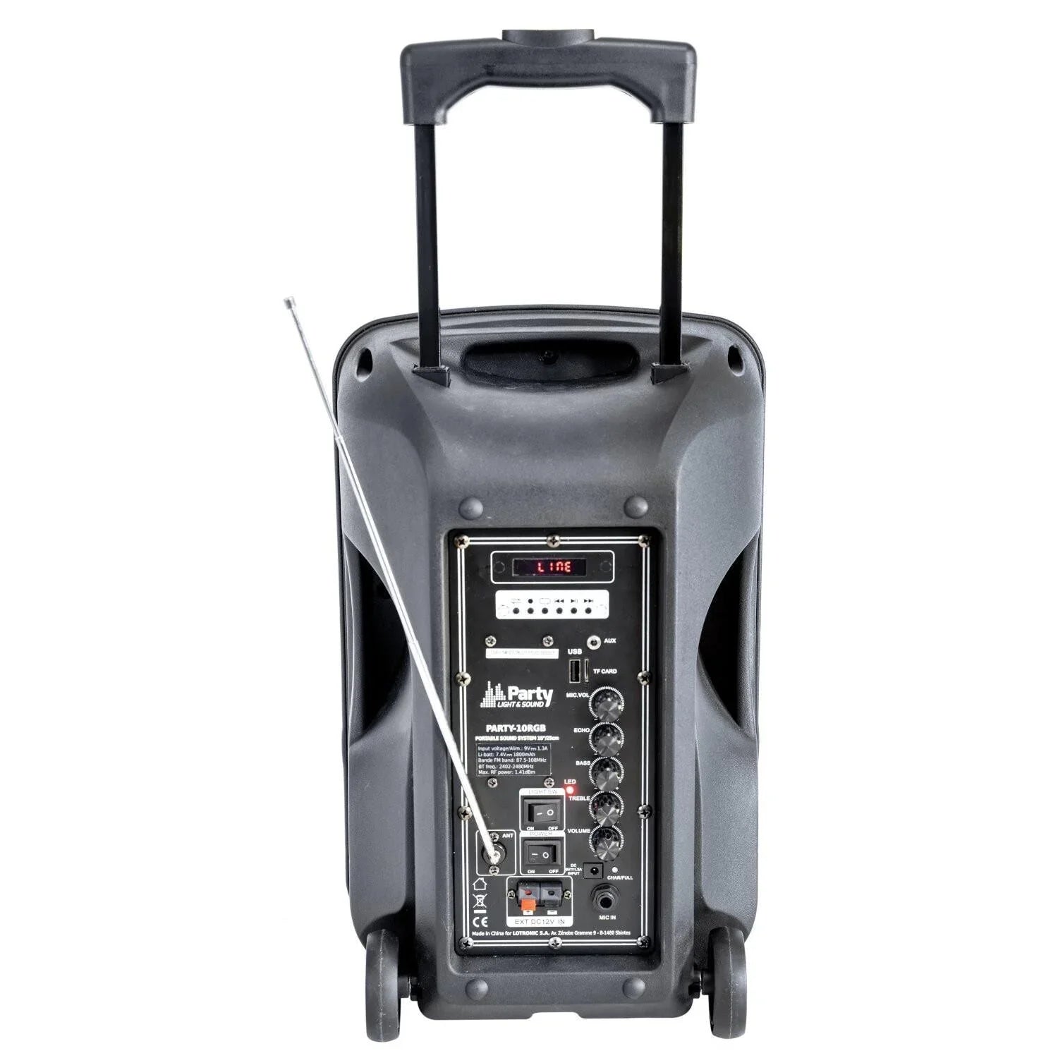 Party light & Sound PARTY-10RGB Portable Battery PA Speaker with Bluetooth - DY Pro Audio