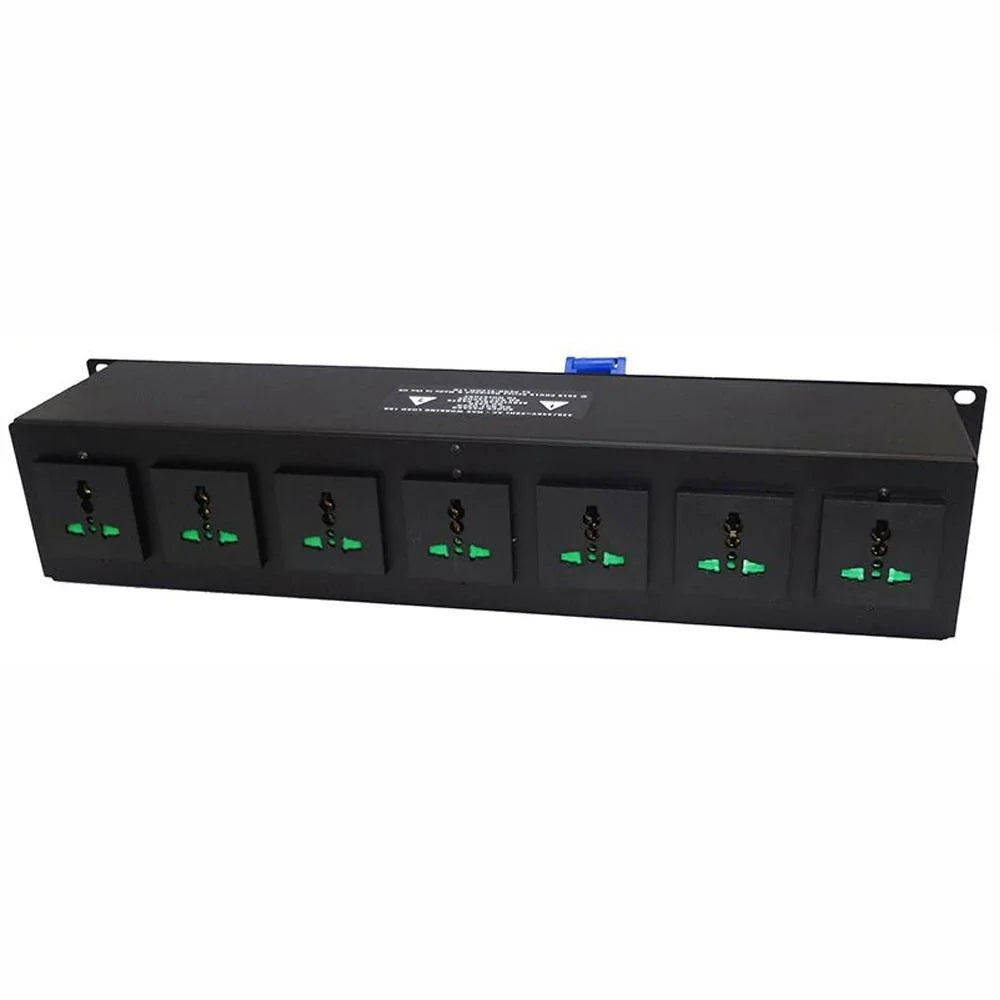Penn Elcom 16A Rack Mount PDU Universal Sockets PDU-16UN - DY Pro Audio