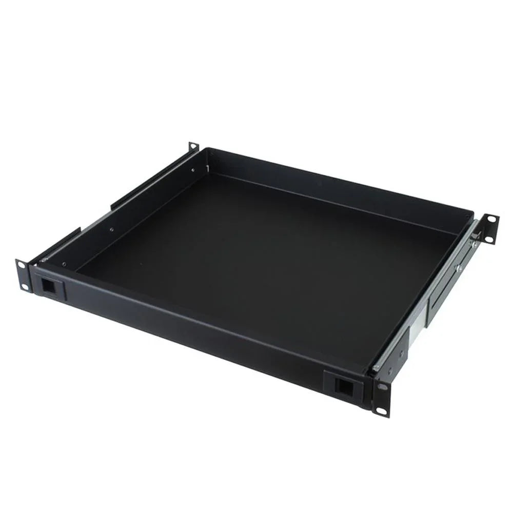 Penn Elcom R1291K/2L 1U Rack Drawer with 2 Slam Locks - DY Pro Audio
