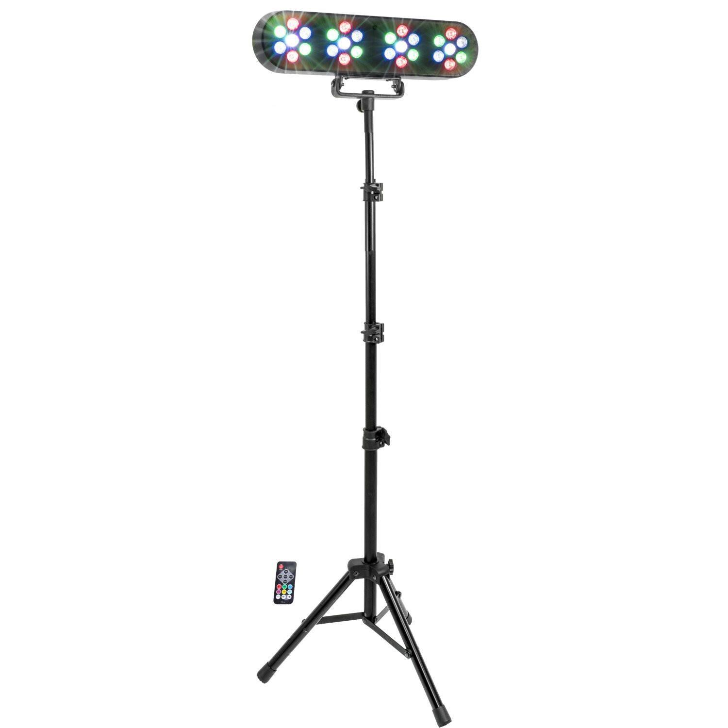 PLS FUNLED 4 Par Cans Party Bar with Stand and Remote - DY Pro Audio