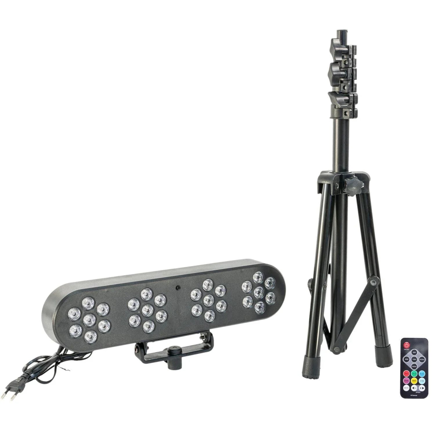 PLS FUNLED 4 Par Cans Party Bar with Stand and Remote - DY Pro Audio