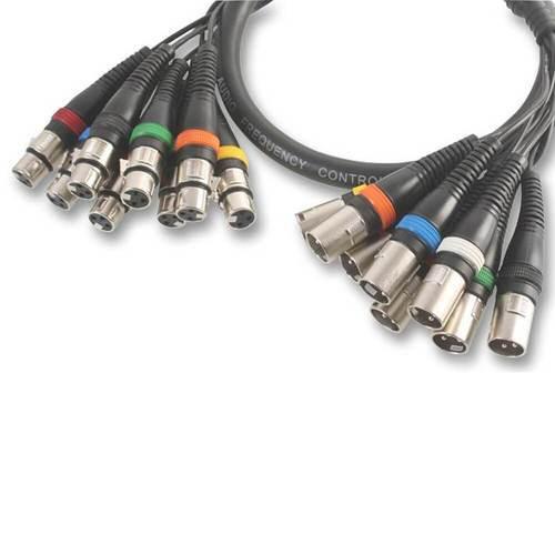 Pulse 8-Way Stereo XLR Male to Female XLR Loom 10m - DY Pro Audio