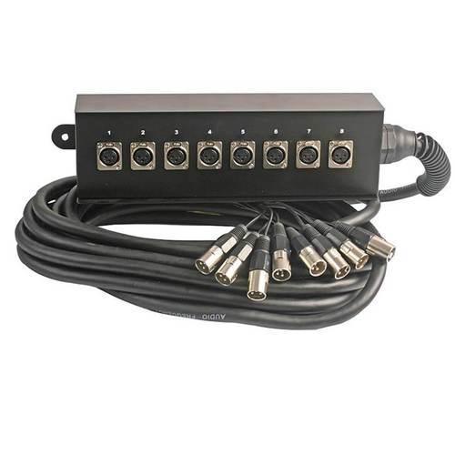 Pulse 8 Way XLR Multicore Stage Box 20m - DY Pro Audio