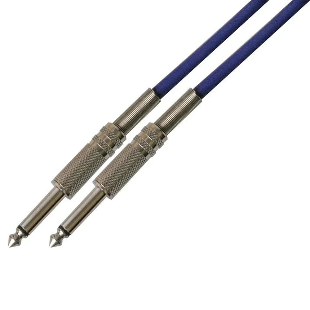 Pulse Guitar lead Straight to Straight 5m Blue - DY Pro Audio
