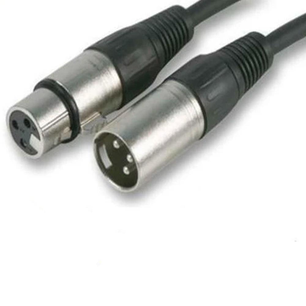 Pulse Microphone XLR Cable Chrome 6m - DY Pro Audio