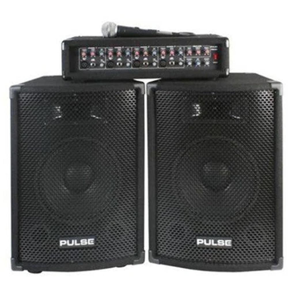Pulse PMH200KIT PA System Bundle Kit - DY Pro Audio