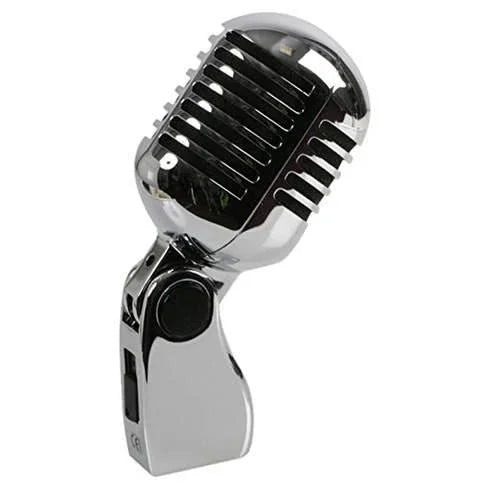 Pulse Retro 50's Style Chrome Microphone - DY Pro Audio