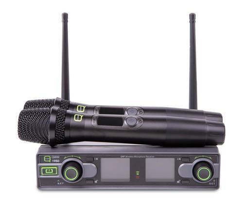 Q-Audio QWM 1950 HH Dual Channel UHF Wireless Microphone Channel 70 (863.1 – 864.9 MHz) - DY Pro Audio