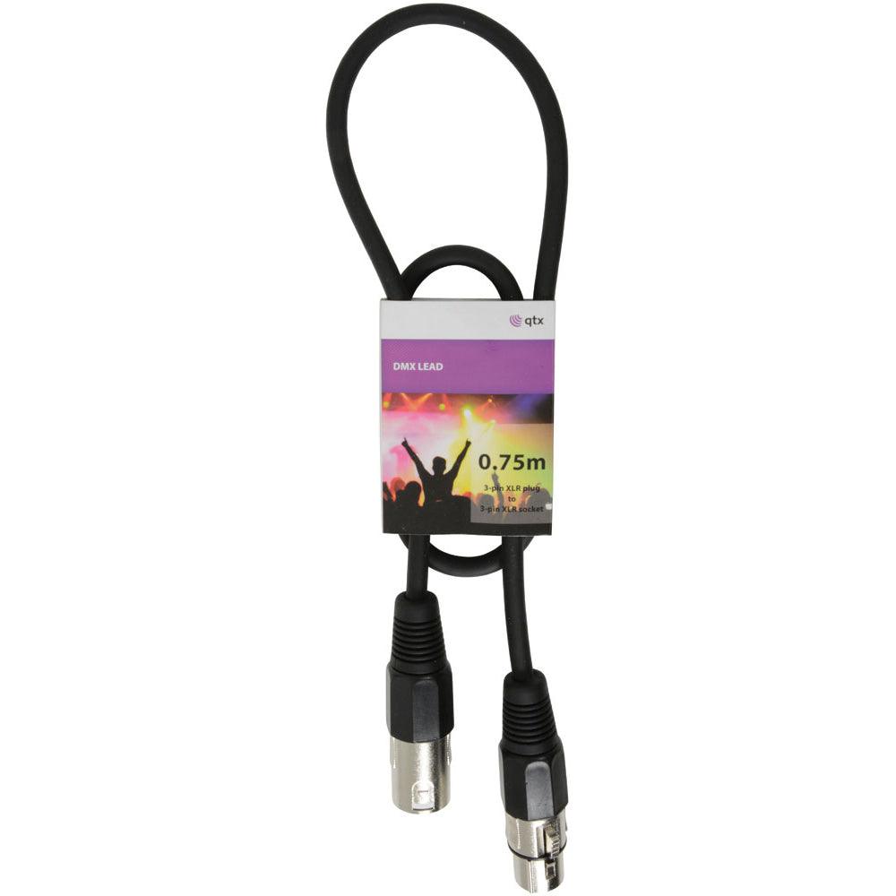 QTX 0.75M DMX Lighting Cables - DY Pro Audio