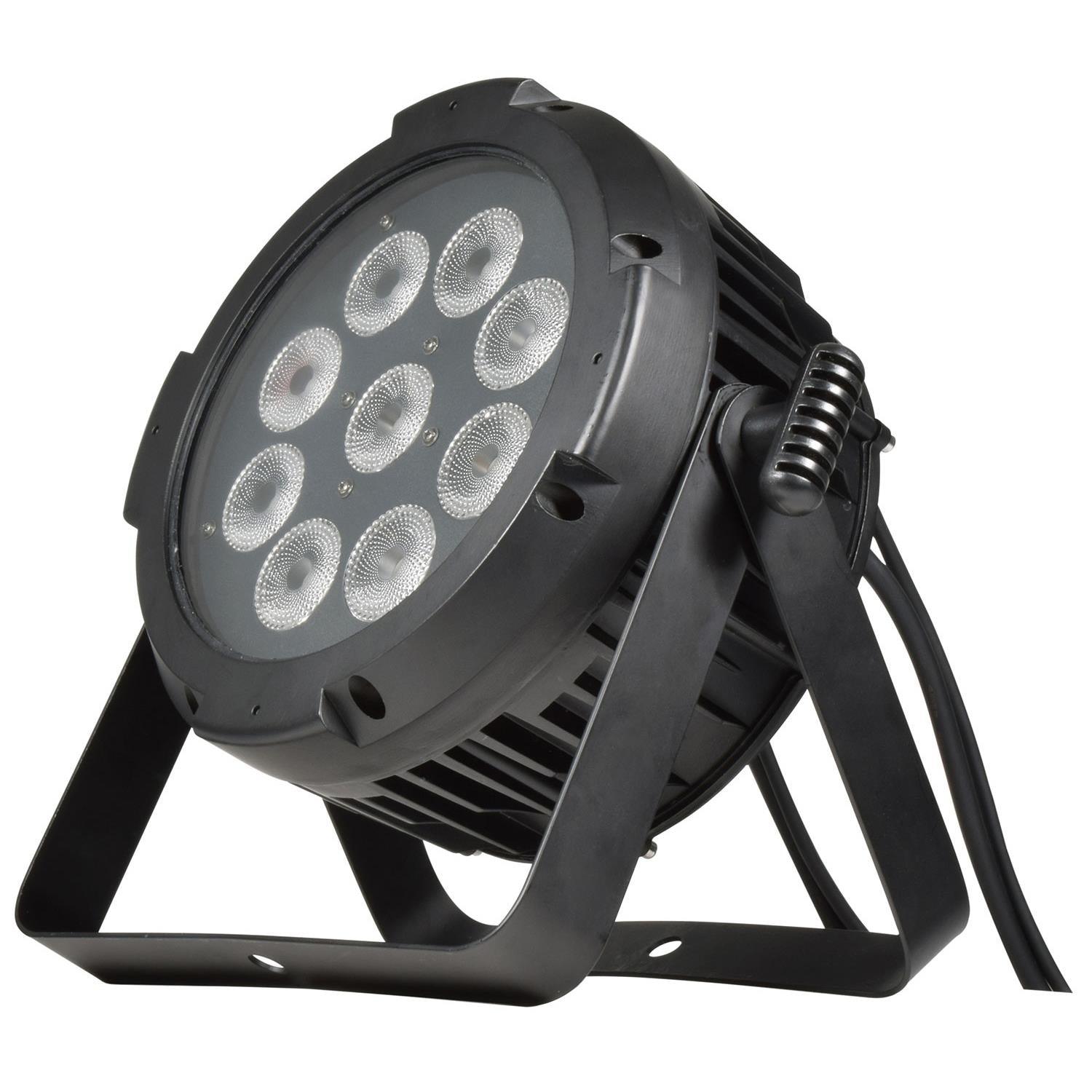 QTX 120W HIPAR Weatherproof RGBWA PAR Light with U/V Par Can - DY Pro Audio