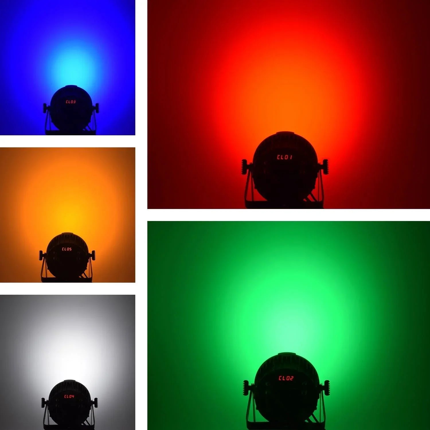 QTX 120W HIPAR Weatherproof RGBWA PAR Light with U/V Par Can - DY Pro Audio